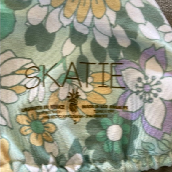Skatie Floral Bikini Top Only - Picture 2 of 3
